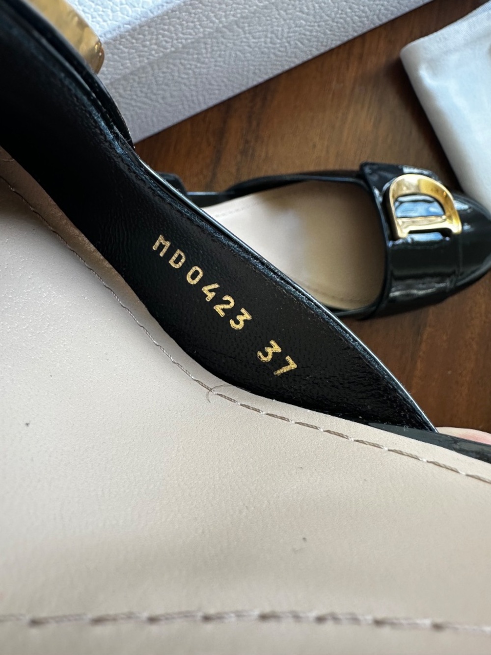 Dior C’est Slingback pump- black - Picture 4 of 7